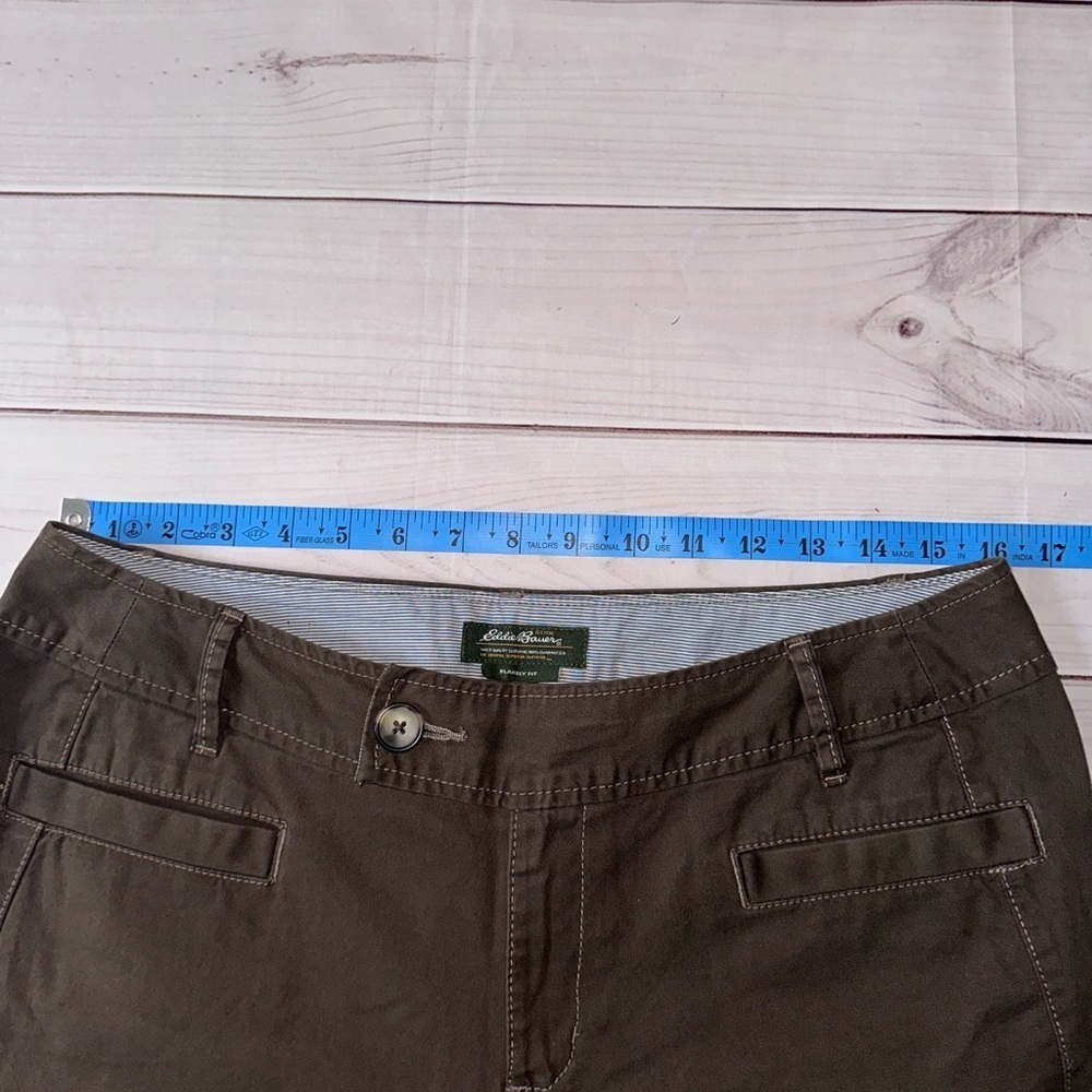 Eddie Bauer Blakely Fit Cropped Wide Leg Pants - Size 10 Office Church School - Picture 4 of 8